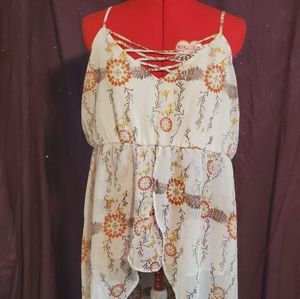 Maurices, High Low, Sleeveless, Blouse, sz 1